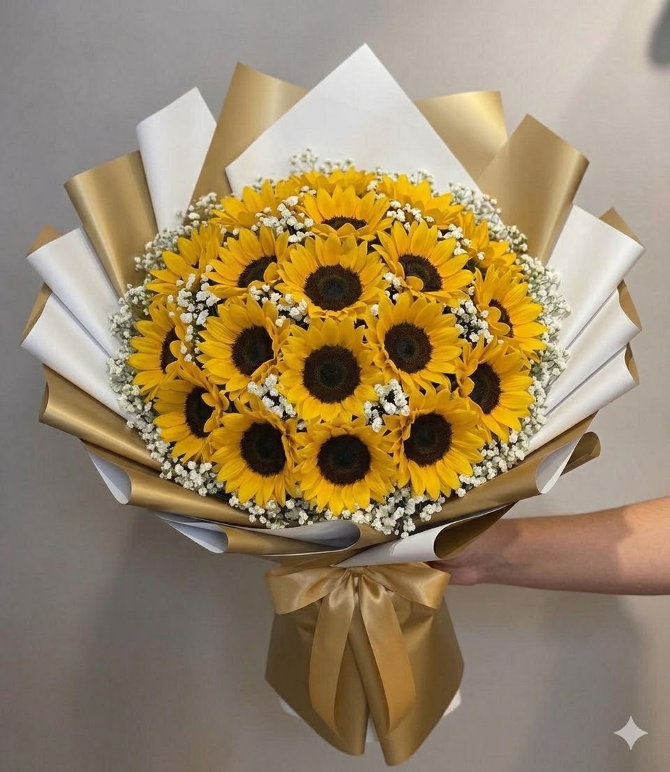 Buquê Premium 20 Girassóis