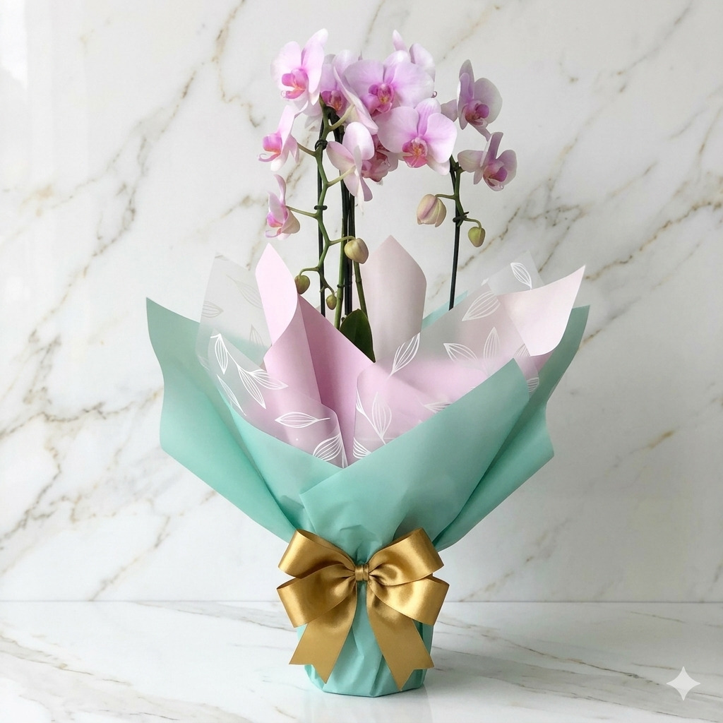 Orquídea Lilás — Presente Dia das Mães